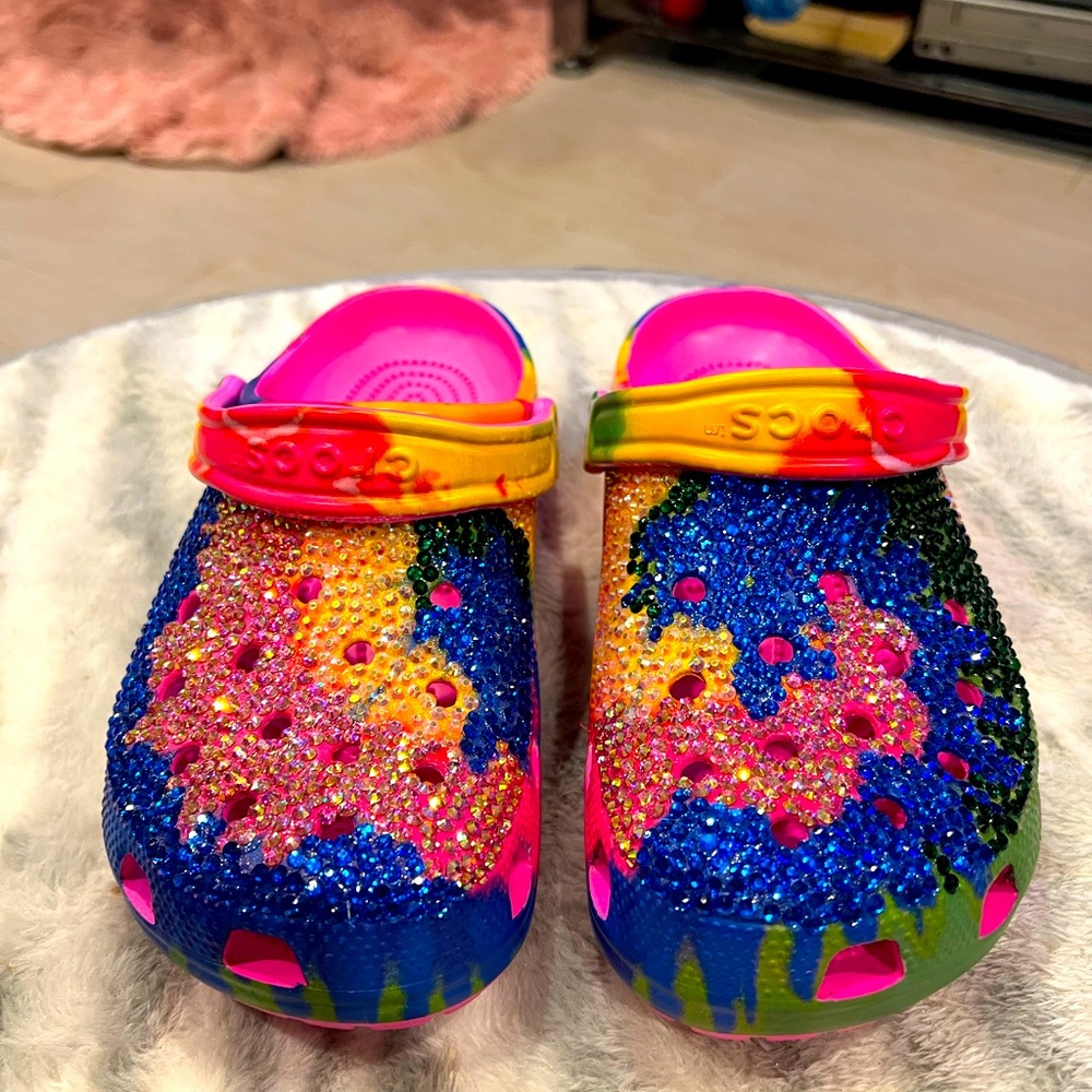 Tie Dye Crocs
